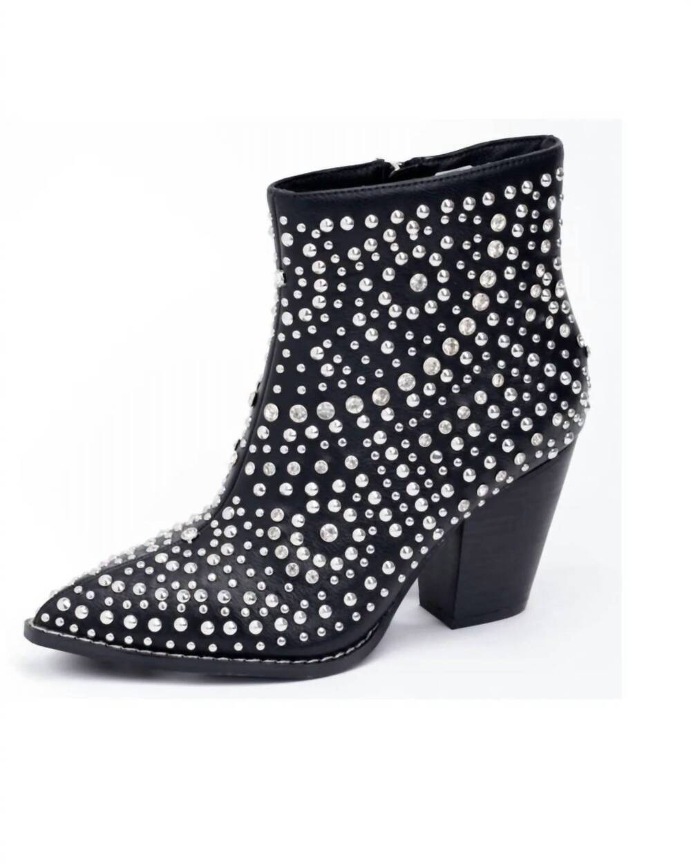 NEW CORKYS FOOTWEAR women's line dance bedazzled booties in black